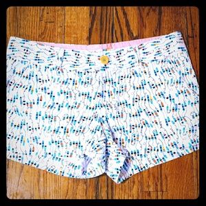 Lilly Pulitzer Walsh Shorts in Oh Buoy Print